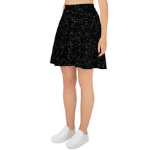 Load image into Gallery viewer, Galaxy Night Sky Skater Skirt
