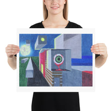 Load image into Gallery viewer, Eye in the Box Creepy Art Print Poster
