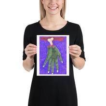 Load image into Gallery viewer, Zombie Hand with Bone Halloween Art Print Poster
