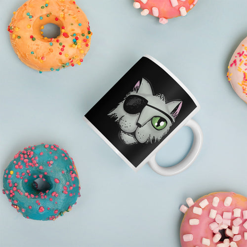 pirate cat coffee mug